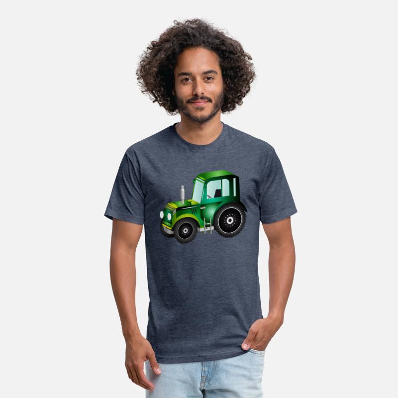 green 3D tractor for tractor and farm fans