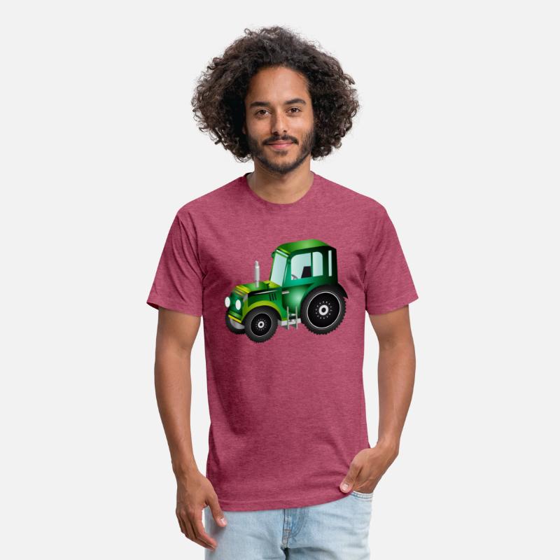 green 3D tractor for tractor and farm fans