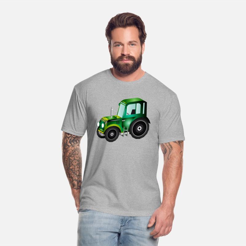 green 3D tractor for tractor and farm fans