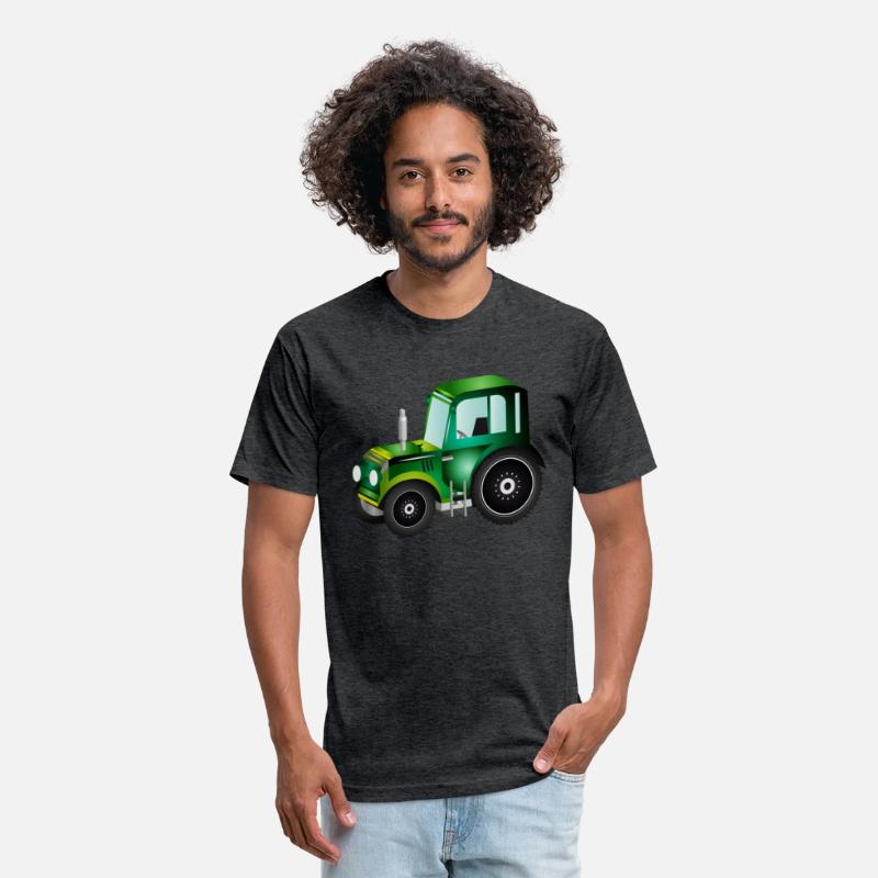 green 3D tractor for tractor and farm fans