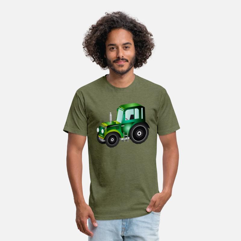 green 3D tractor for tractor and farm fans