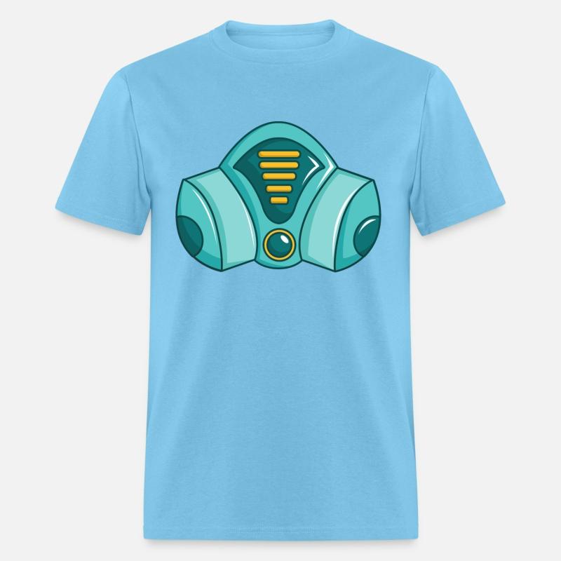 Green Comic Face Protection Nuclear Gas Mask