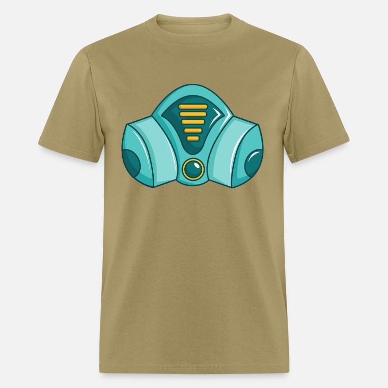 Green Comic Face Protection Nuclear Gas Mask