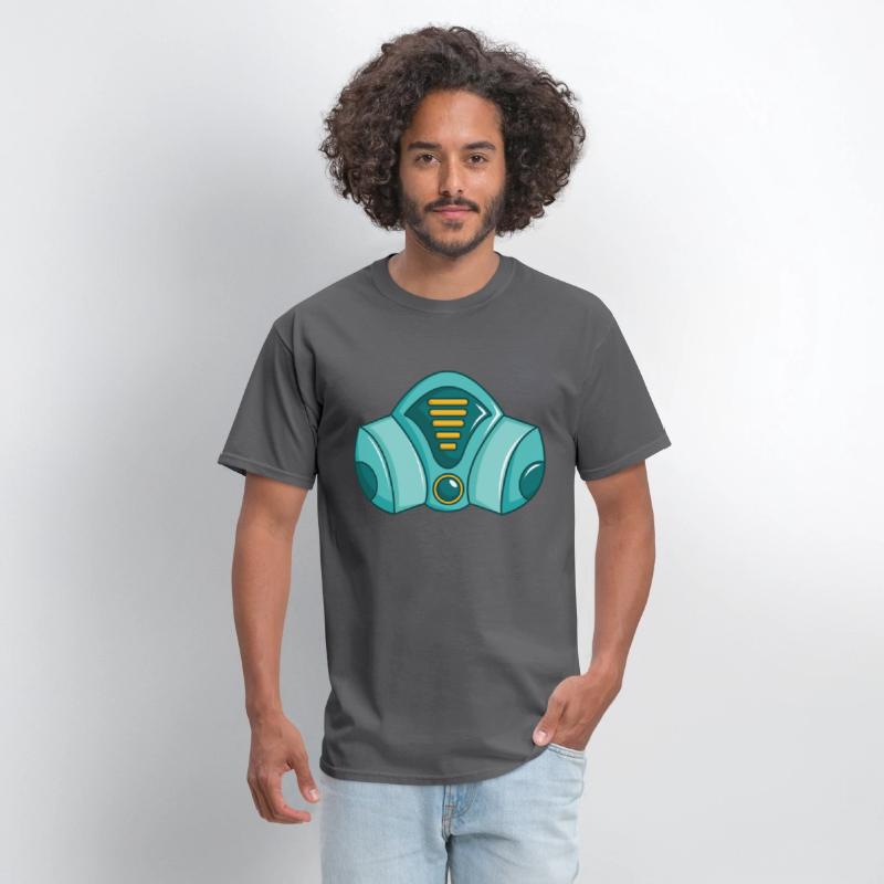 Green Comic Face Protection Nuclear Gas Mask