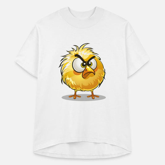 Grumpy Kawaii Adorable Cartoon Chick