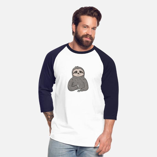 Grumpy Sloth Holding Middle Finger