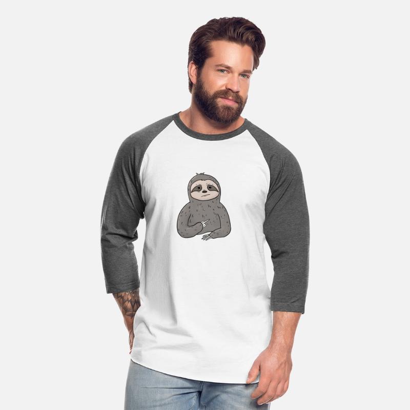 Grumpy Sloth Holding Middle Finger