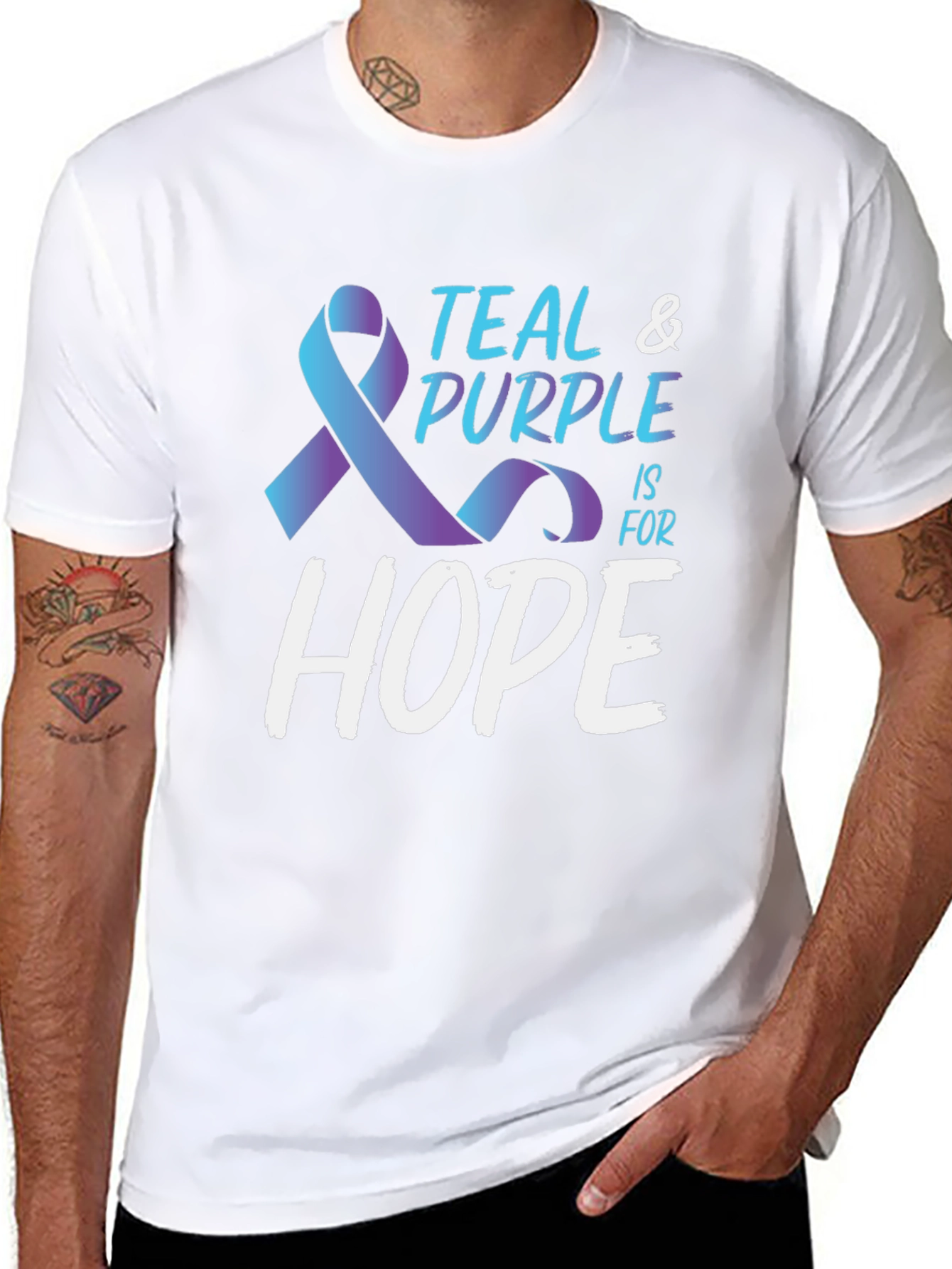 Teal & Purple Hope T-Shirt