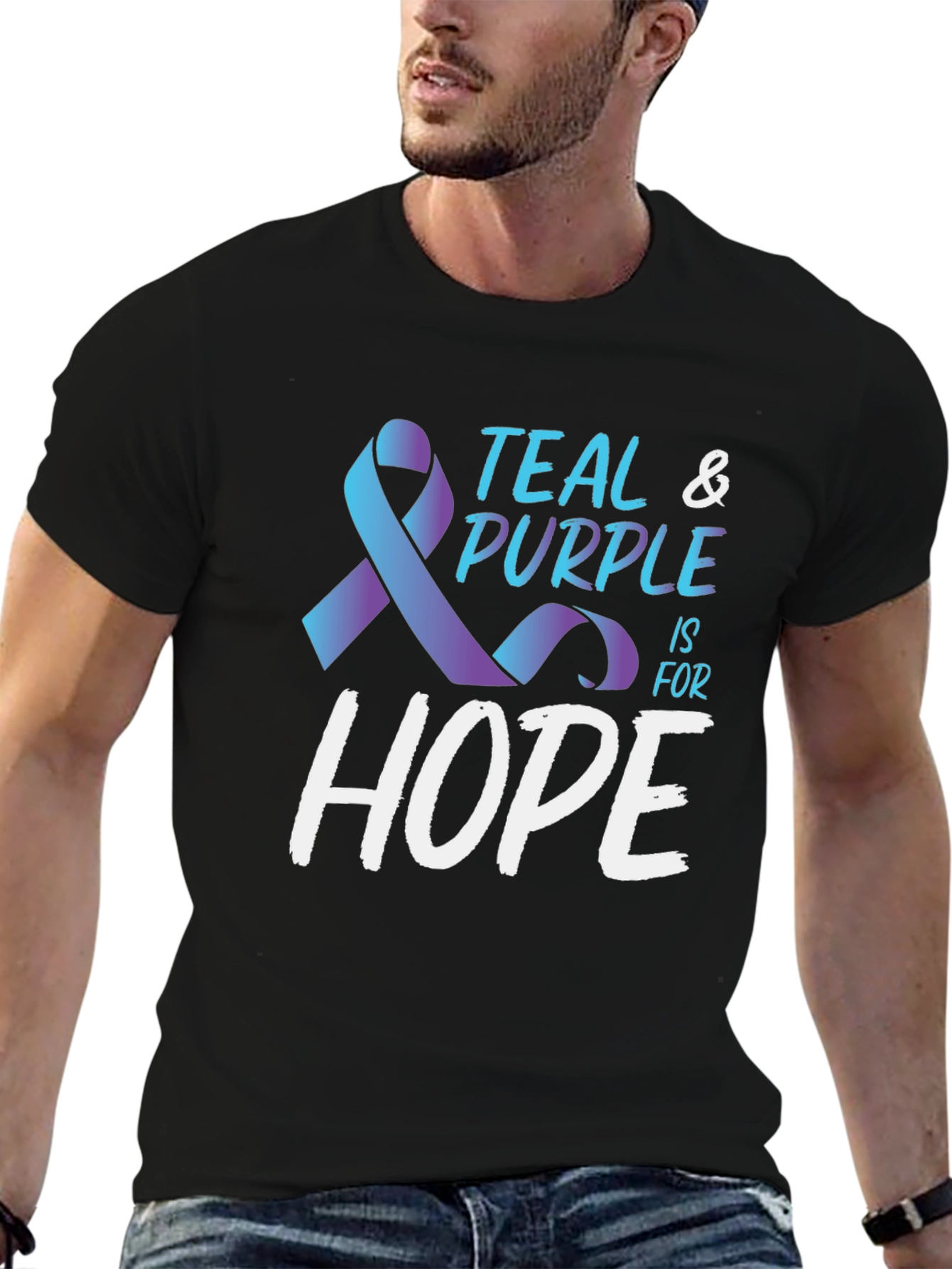 Teal & Purple Hope T-Shirt