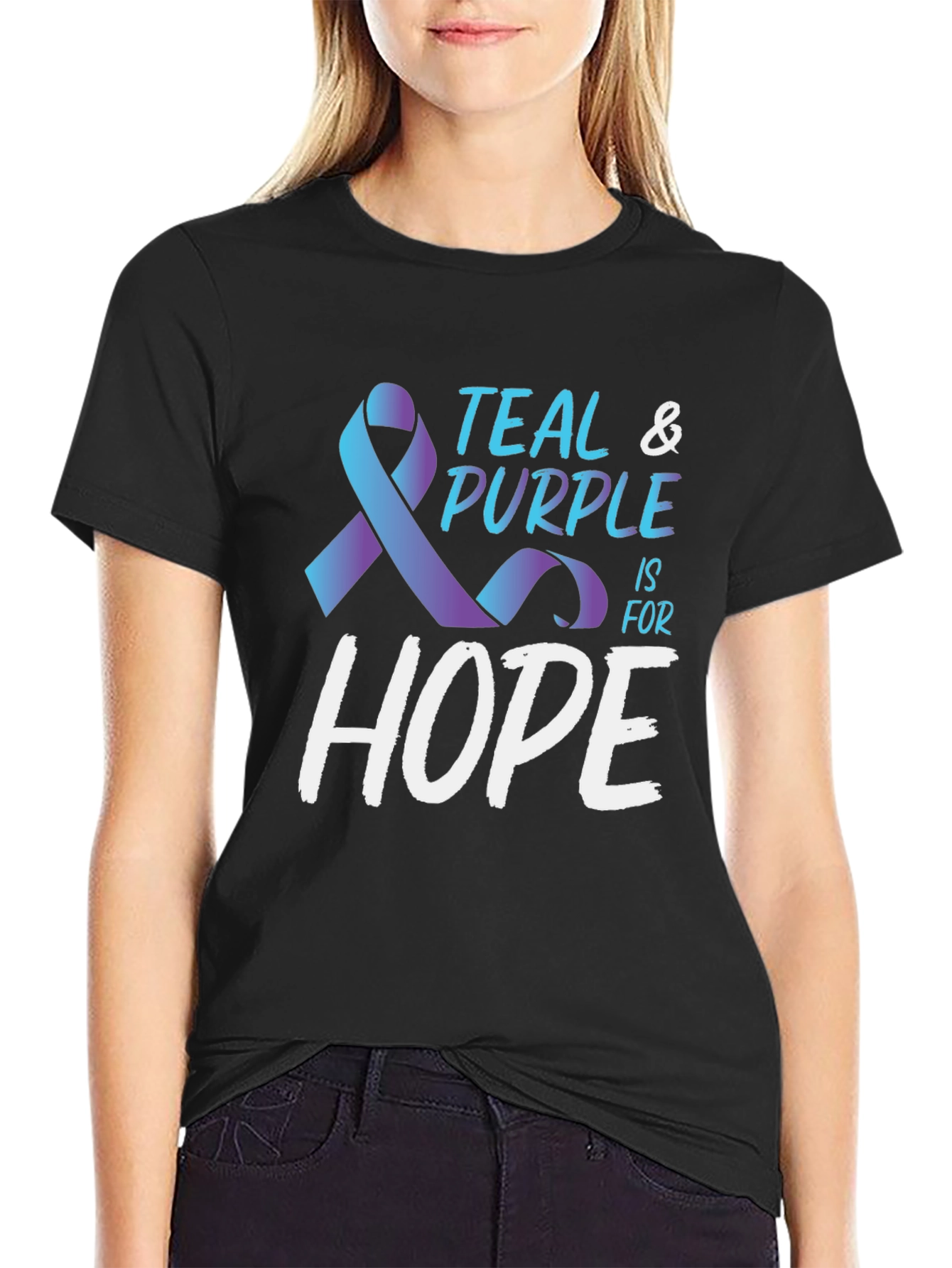 Teal & Purple Hope T-Shirt
