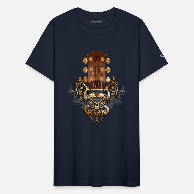 Guitar Head stock twin eagle