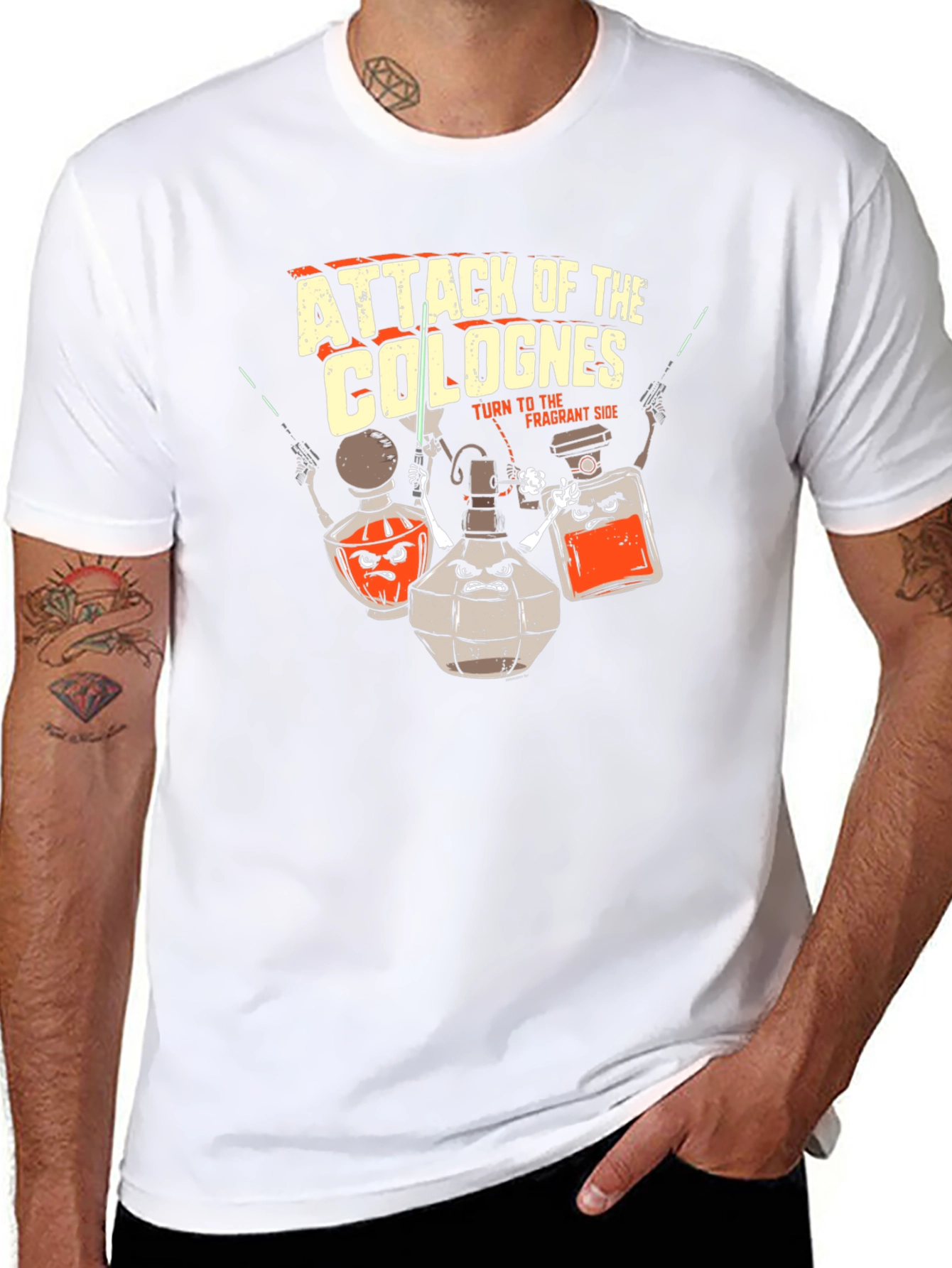 Attack of the Colognes Graphic T-Shirt