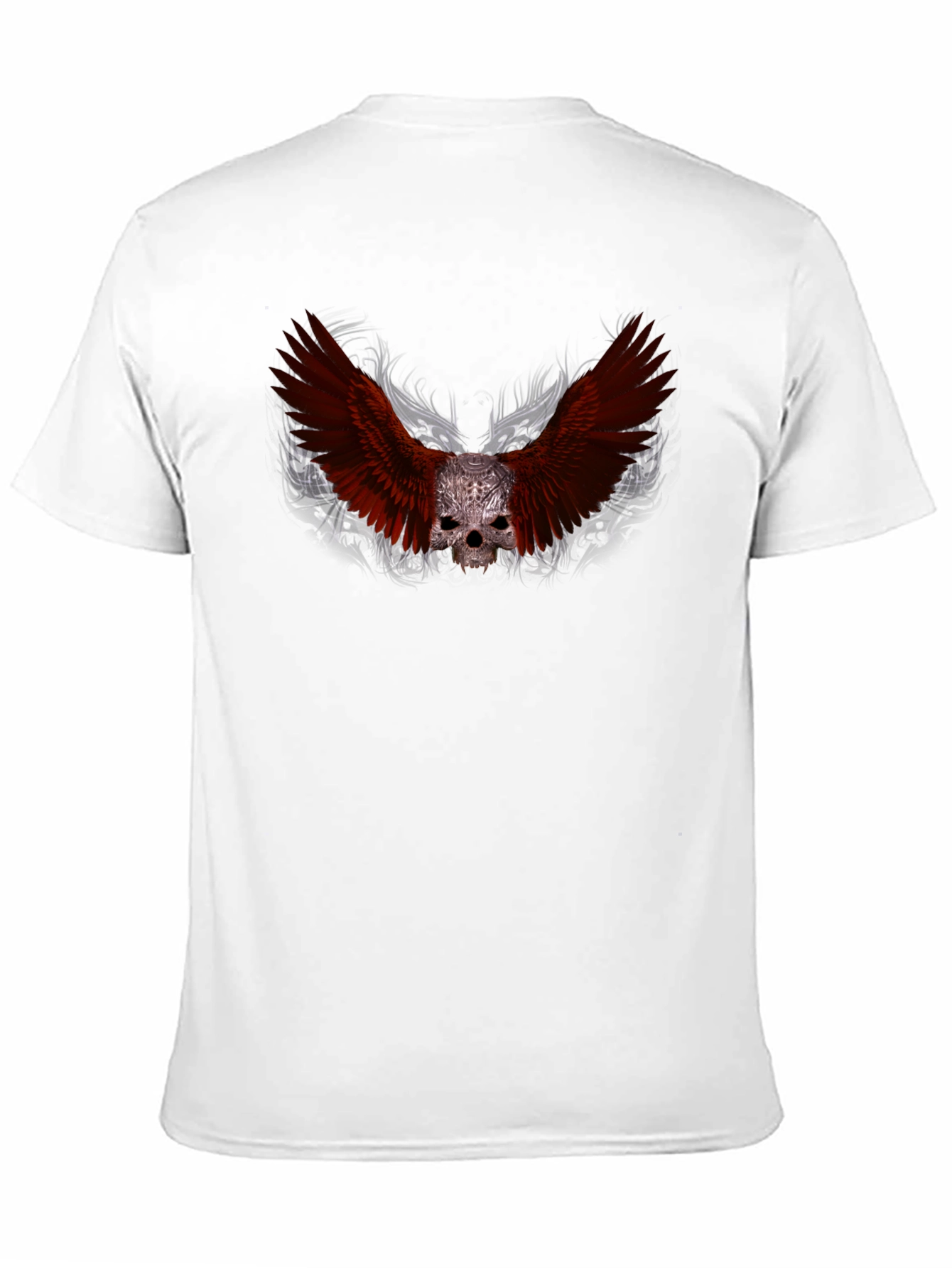 Skull Wings Graphic Tee - Edgy Style
