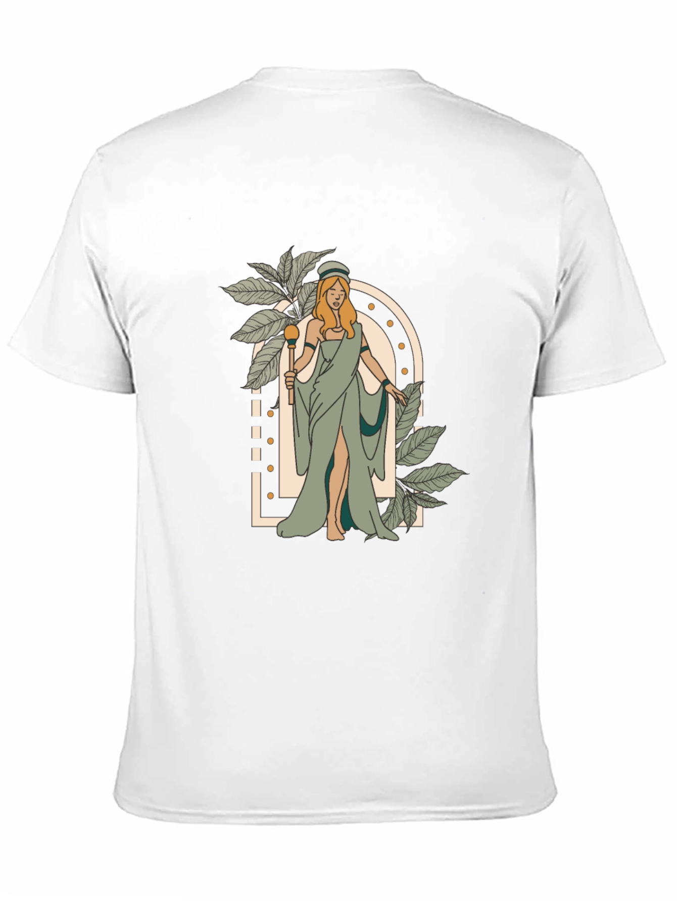 Goddess Graphic Tee - Black Cotton T-Shirt
