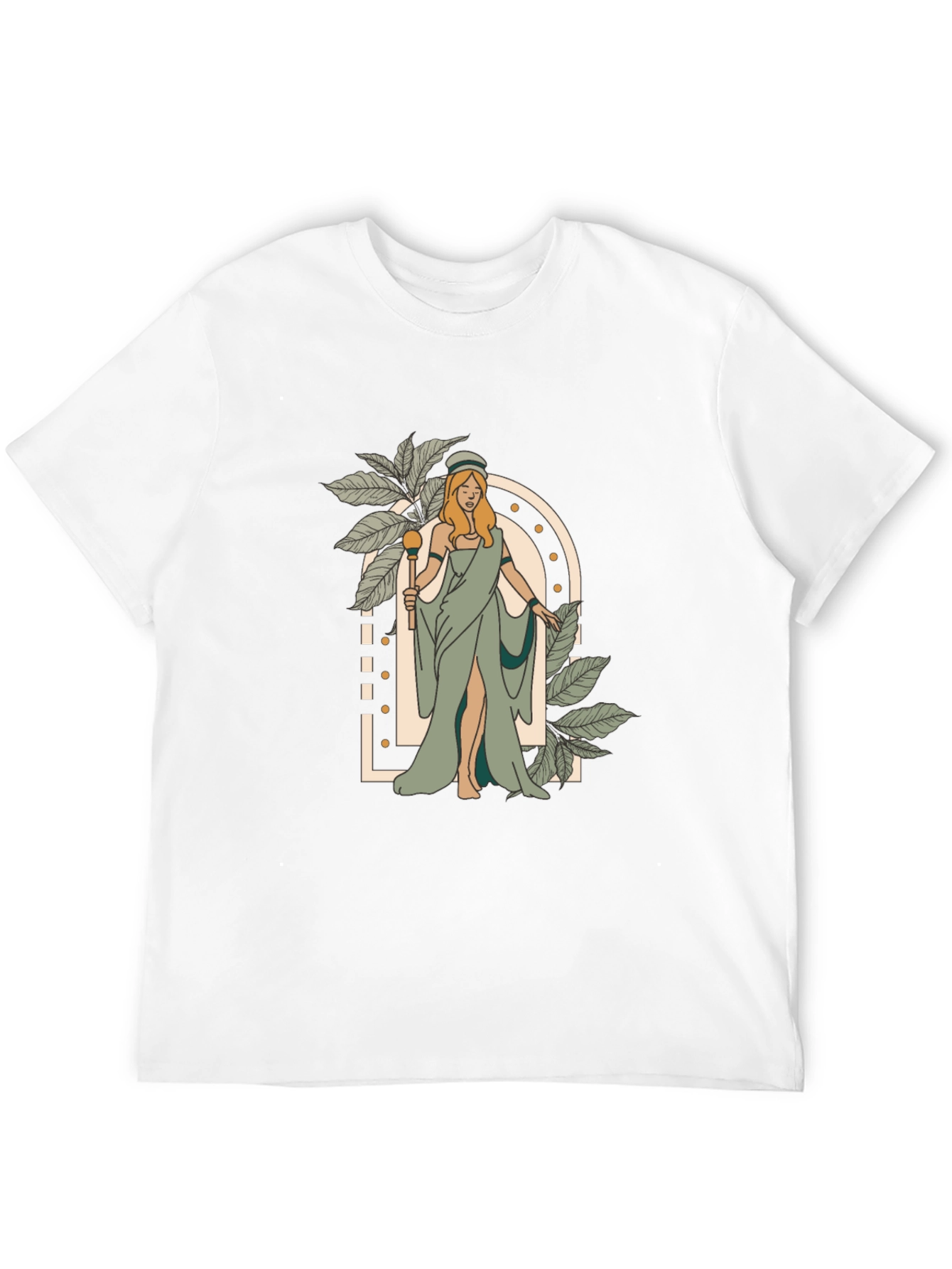 Goddess Graphic Tee - Black Cotton T-Shirt