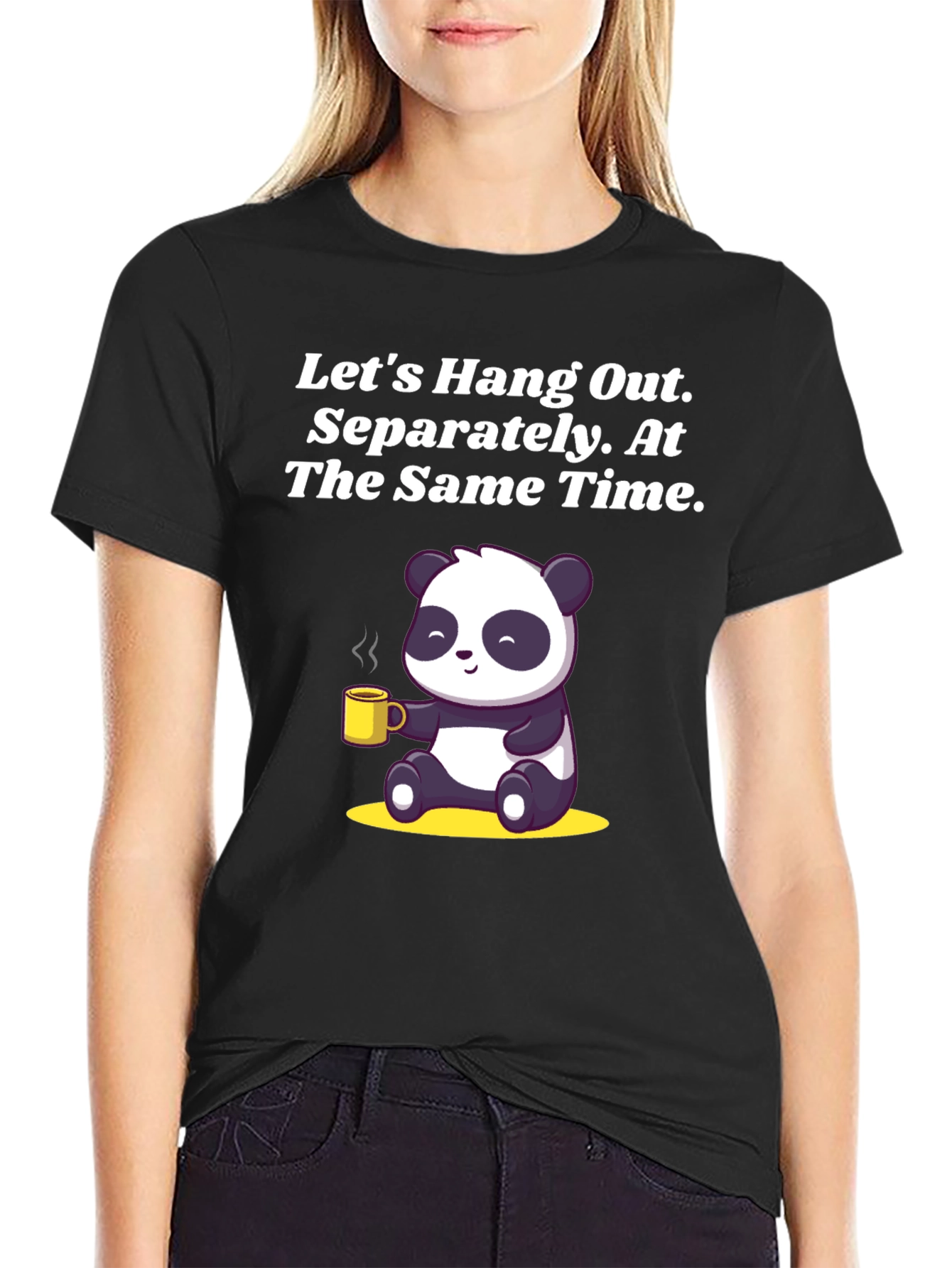 Hang Out Separately Panda T-Shirt