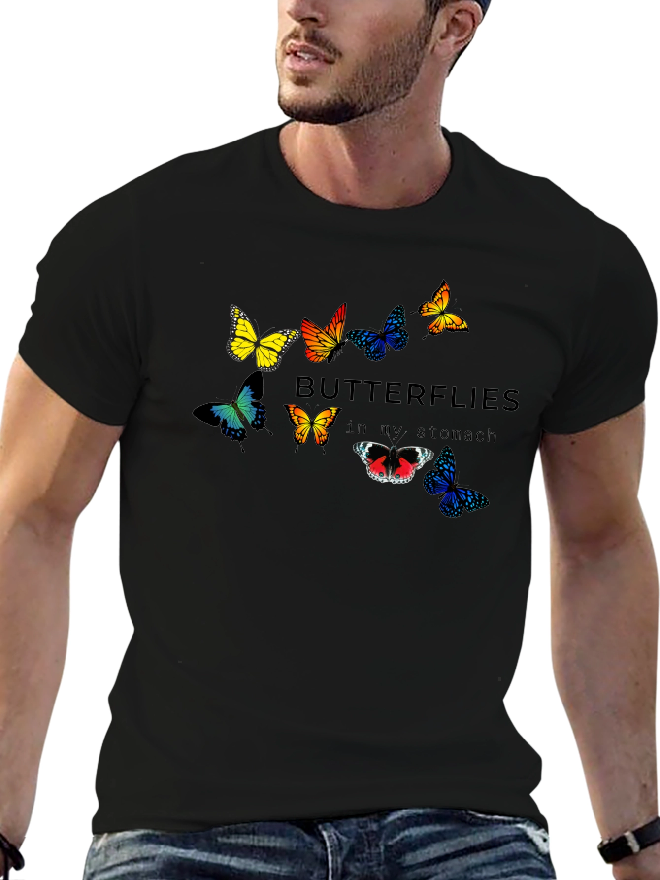 Butterflies in My Stomach Graphic T-Shirt