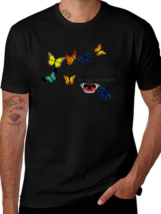 Butterflies in My Stomach Graphic T-Shirt