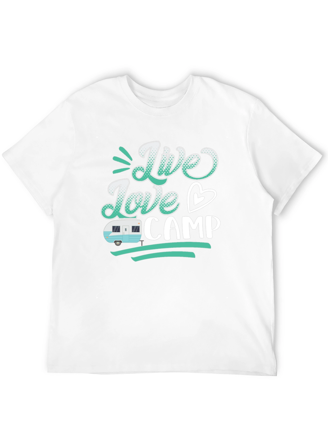 Live Love Camp Graphic Tee - Camping Lover T-Shirt
