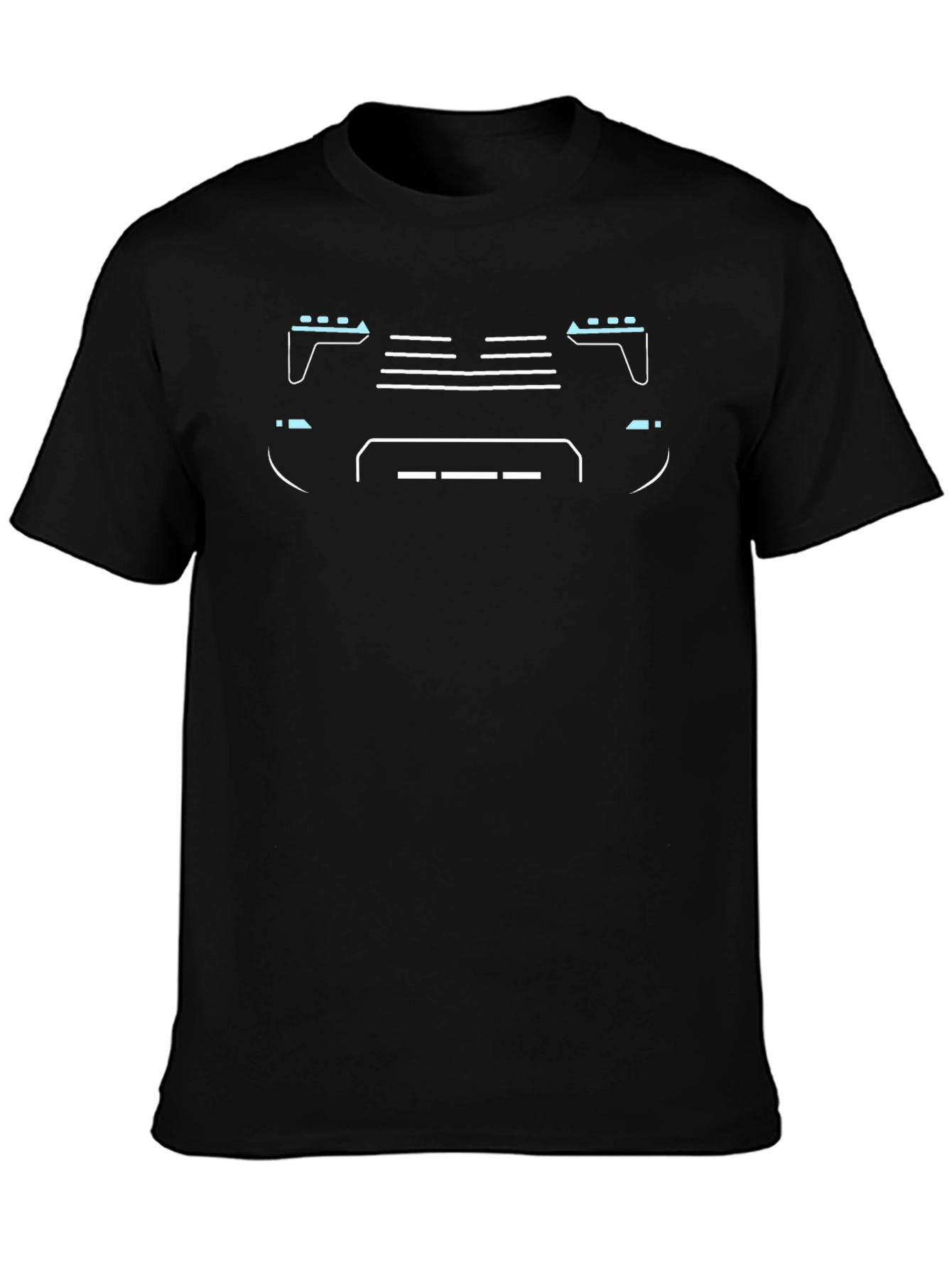 Abstract Car Front T-Shirt - Cool Automotive Design