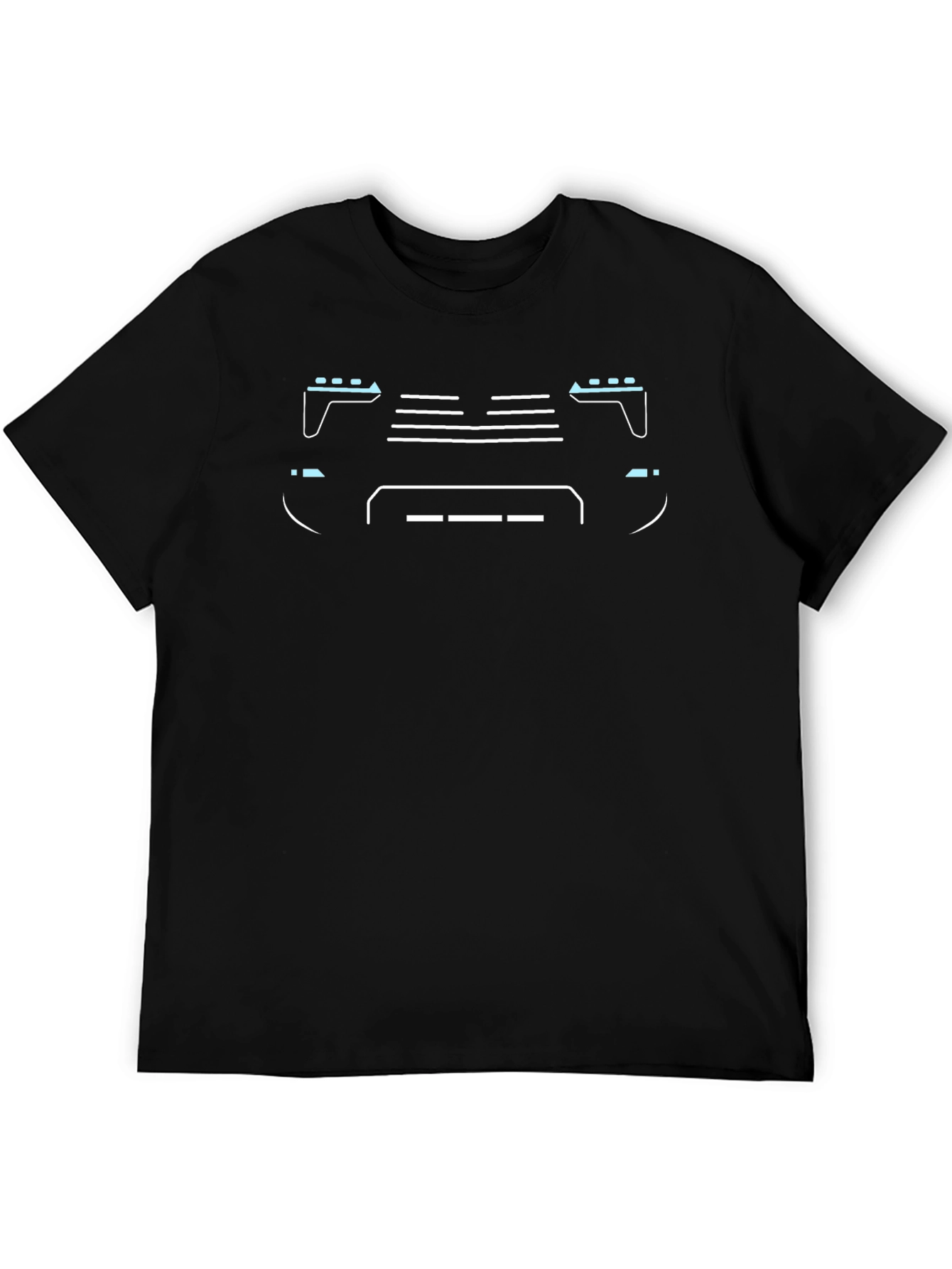 Abstract Car Front T-Shirt - Cool Automotive Design