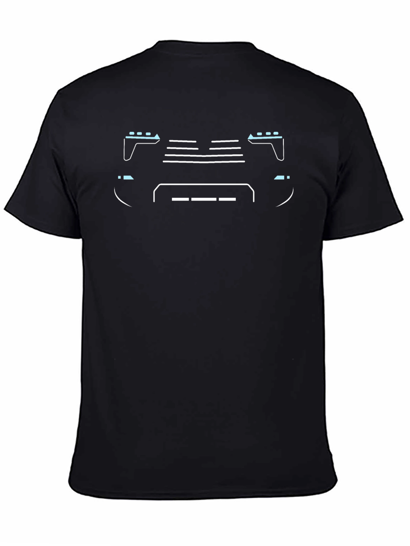 Abstract Car Front T-Shirt - Cool Automotive Design