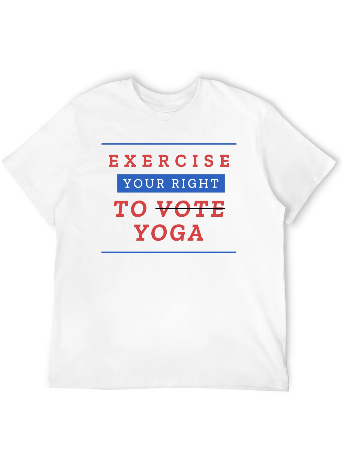 Exercise Your Right to Vote Yoga Graphic Tee
