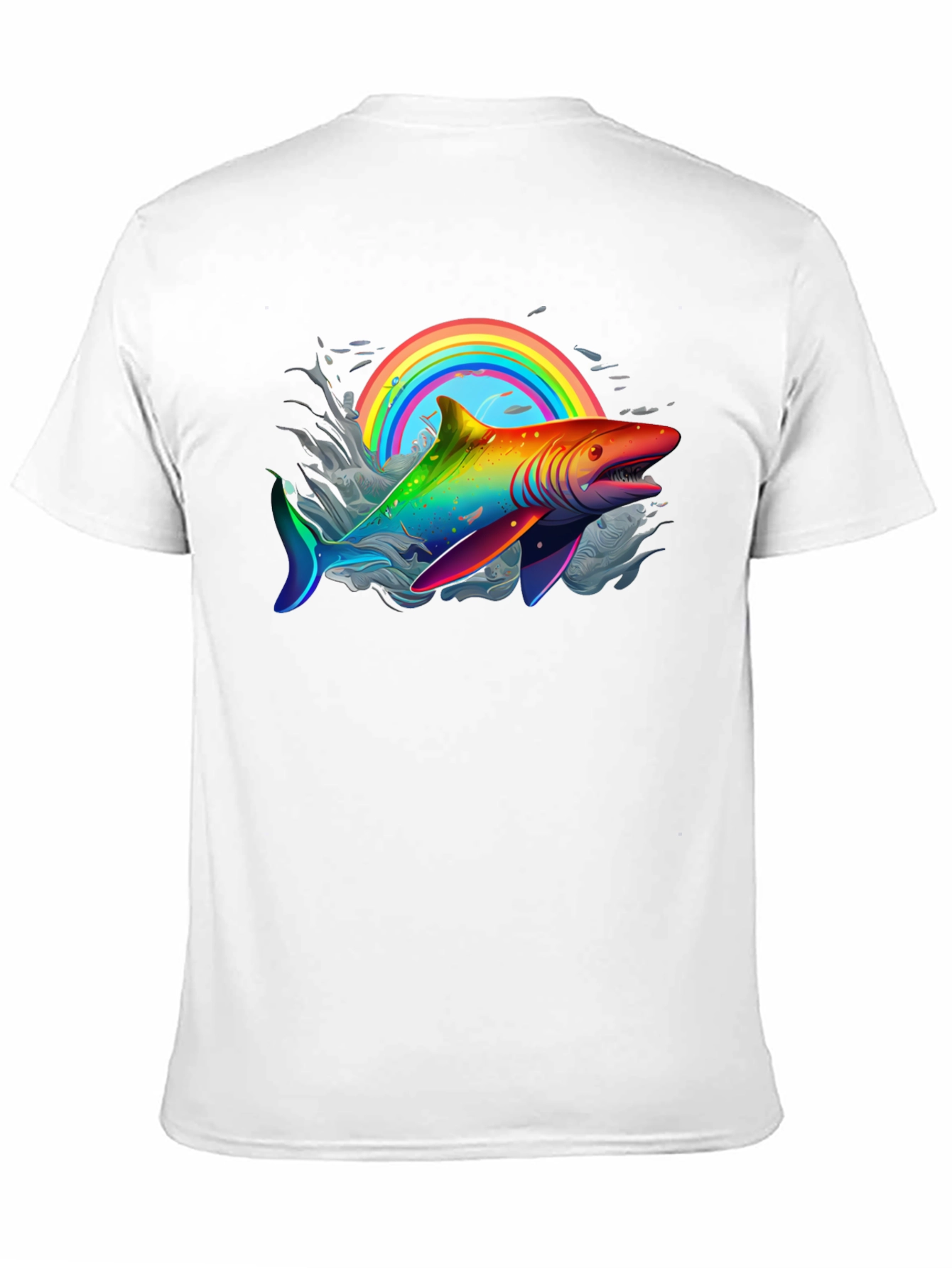 Rainbow Shark Graphic Tee