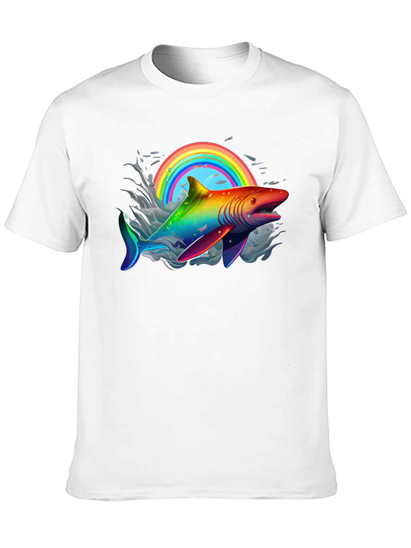Rainbow Shark Graphic Tee