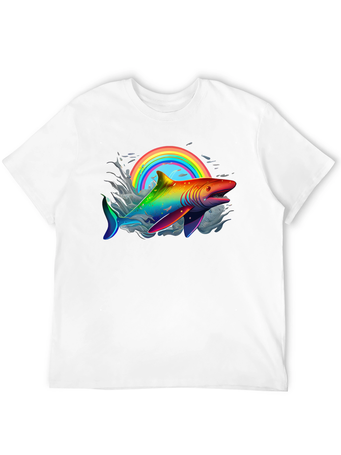 Rainbow Shark Graphic Tee