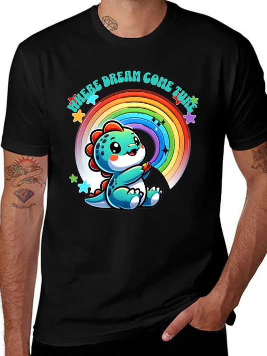 Cute Dinosaur Rainbow T-Shirt
