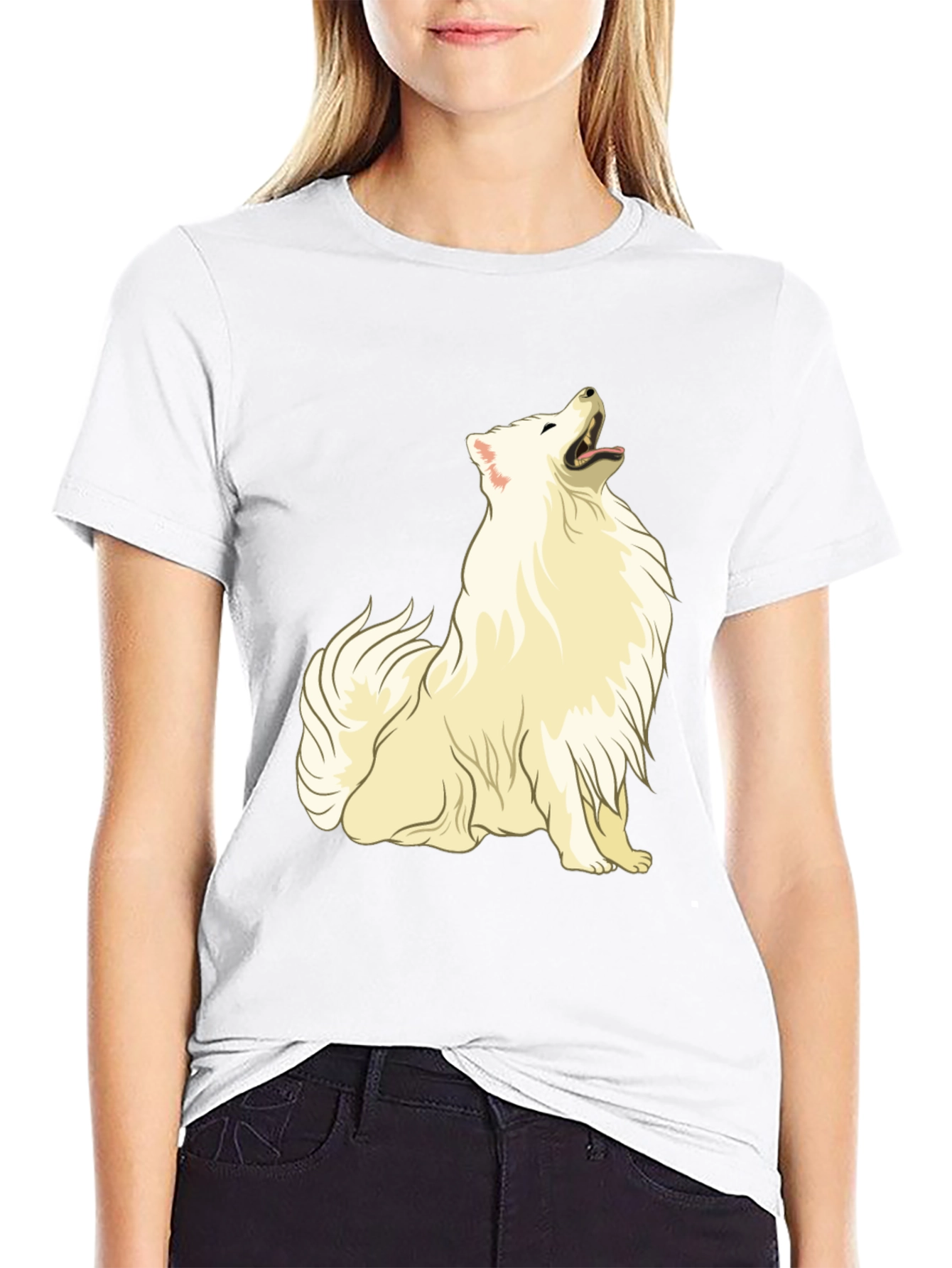 Dog Graphic Black T-Shirt