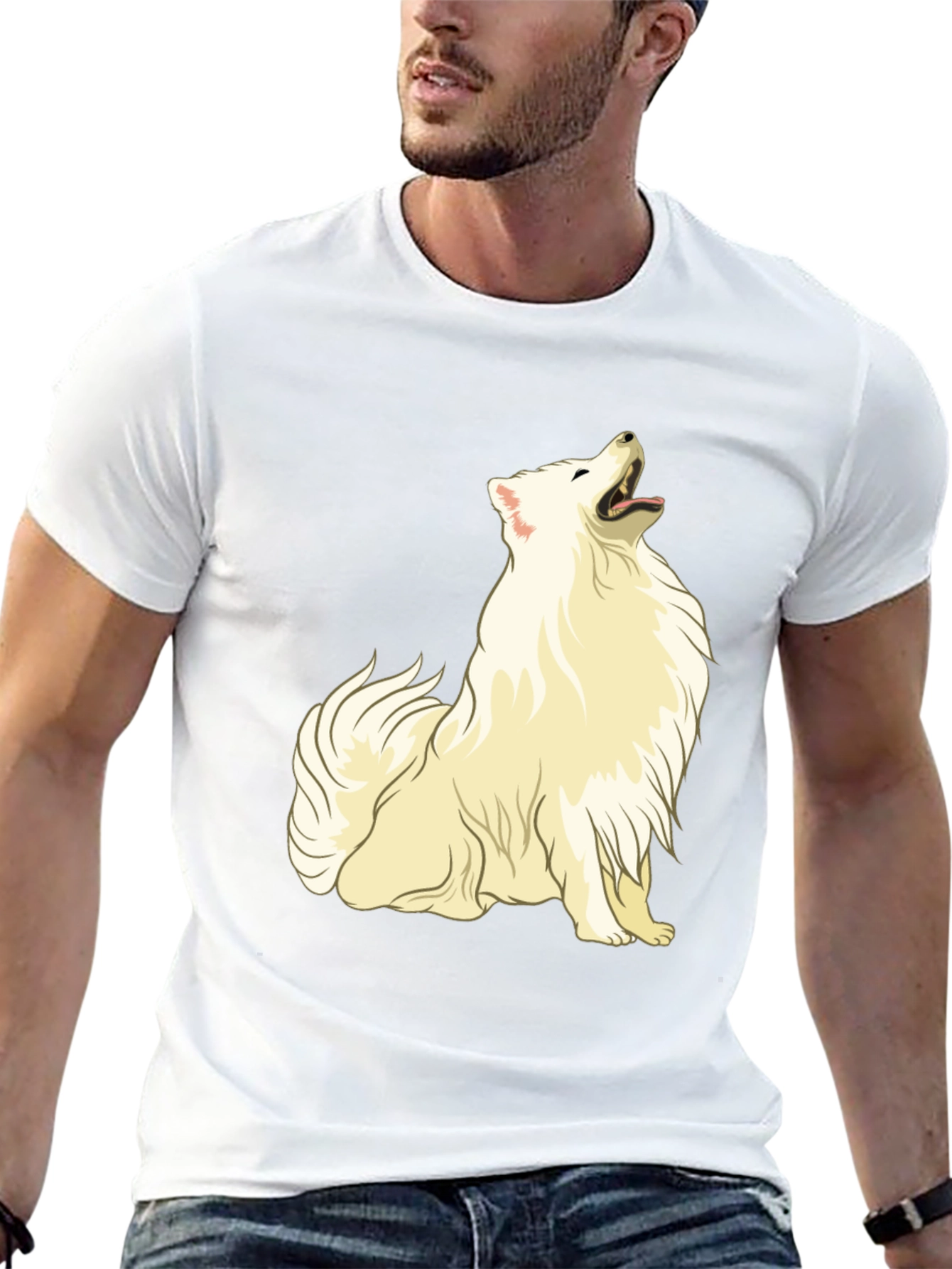Dog Graphic Black T-Shirt