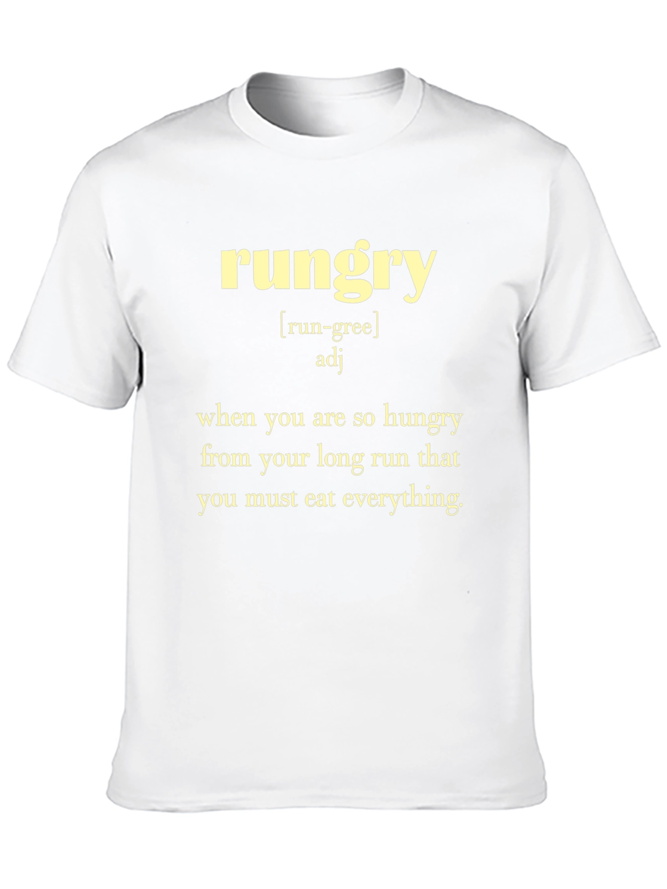 Rungry Definition T-Shirt - Funny Running Apparel