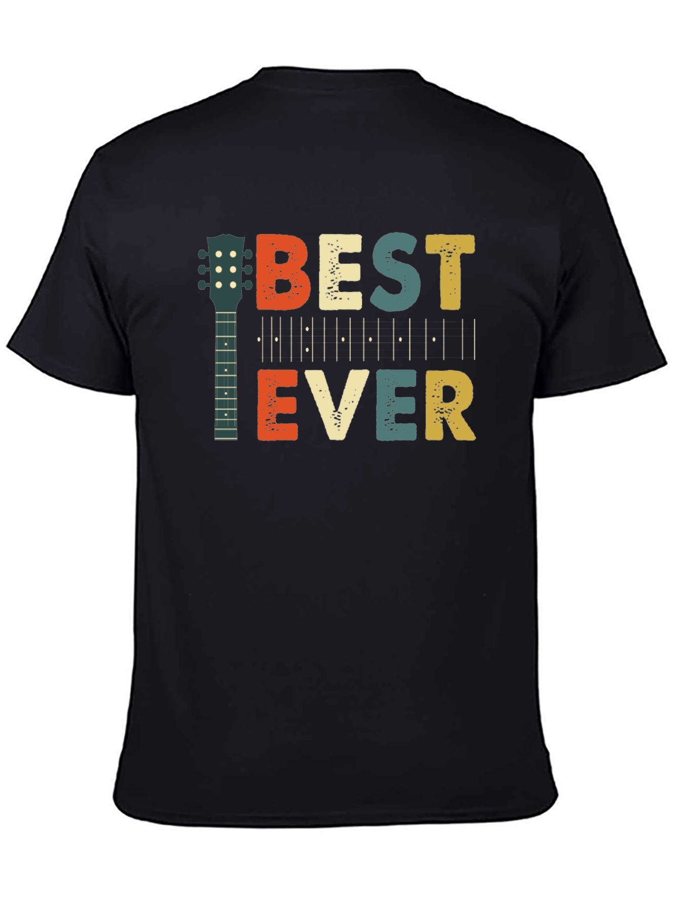Best Ever Guitar T-Shirt Retro Graphic Tee