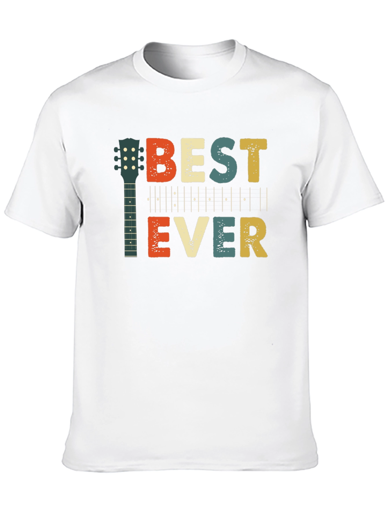 Best Ever Guitar T-Shirt Retro Graphic Tee
