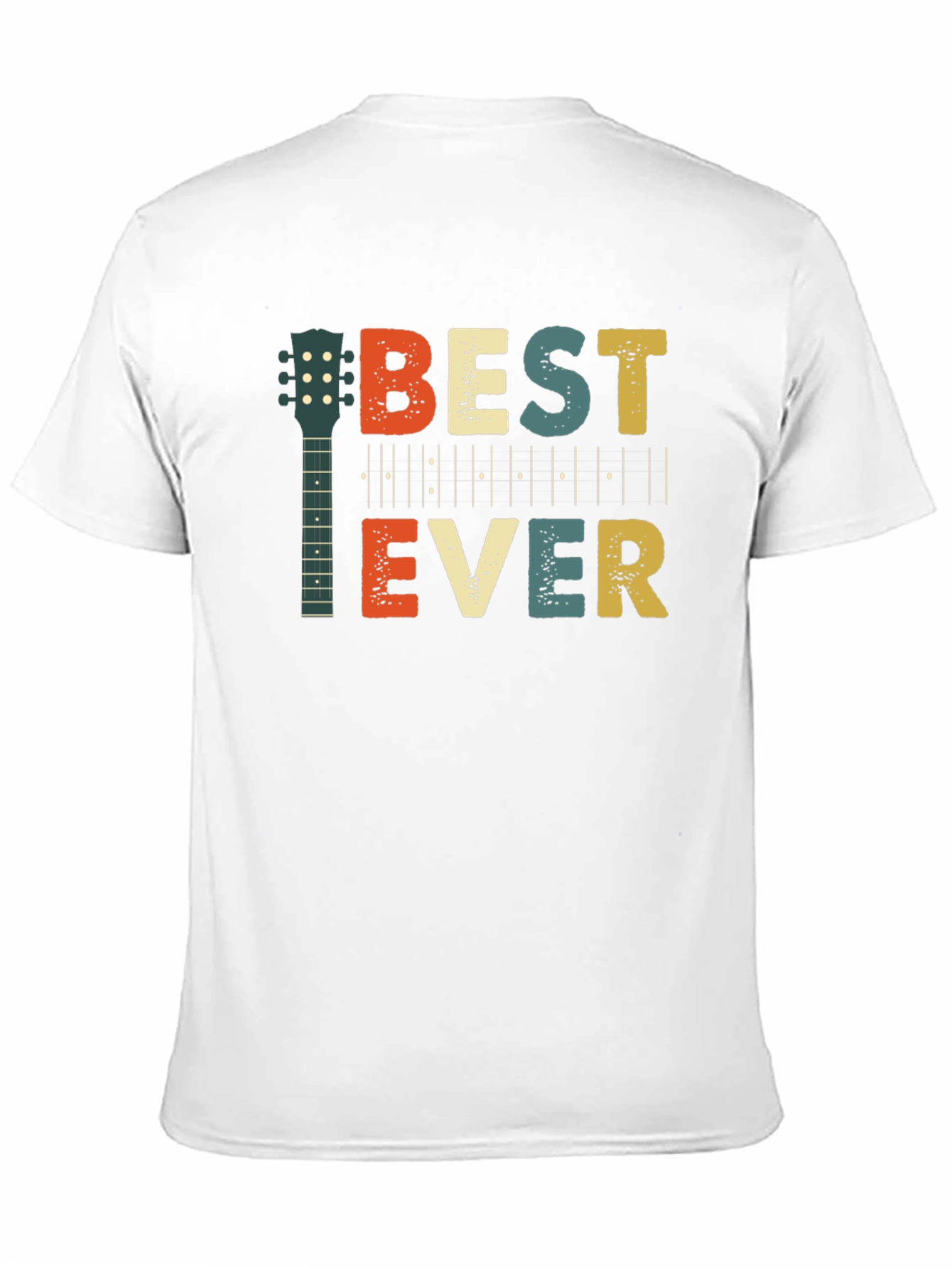 Best Ever Guitar T-Shirt Retro Graphic Tee