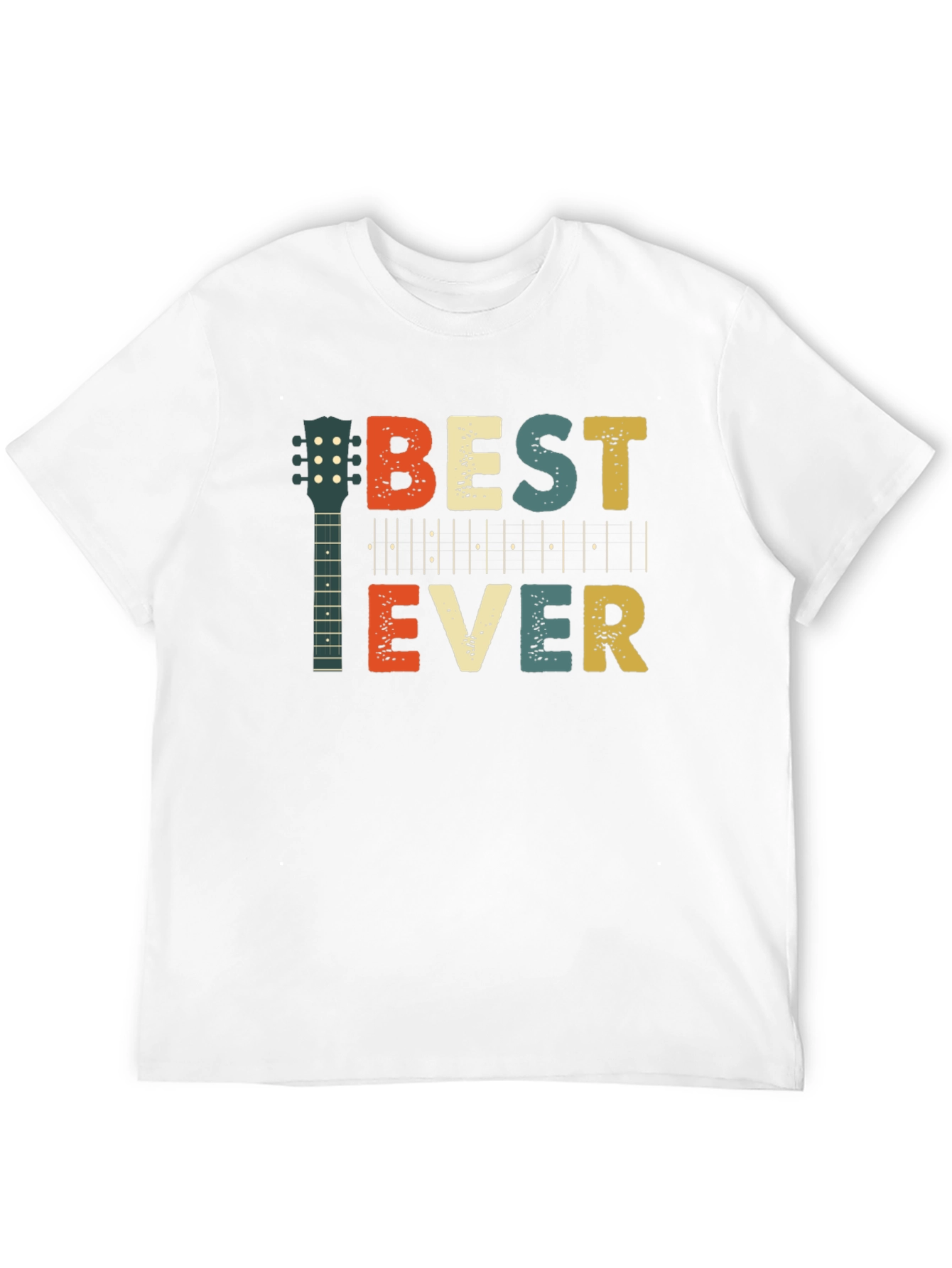 Best Ever Guitar T-Shirt Retro Graphic Tee