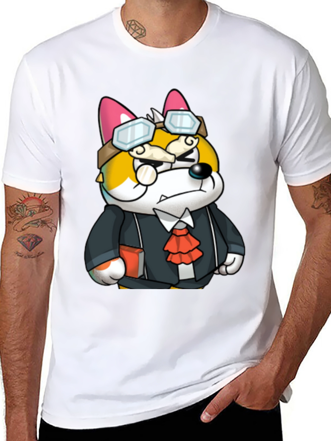 Dog Professor Graphic Tee - Smart & Stylish