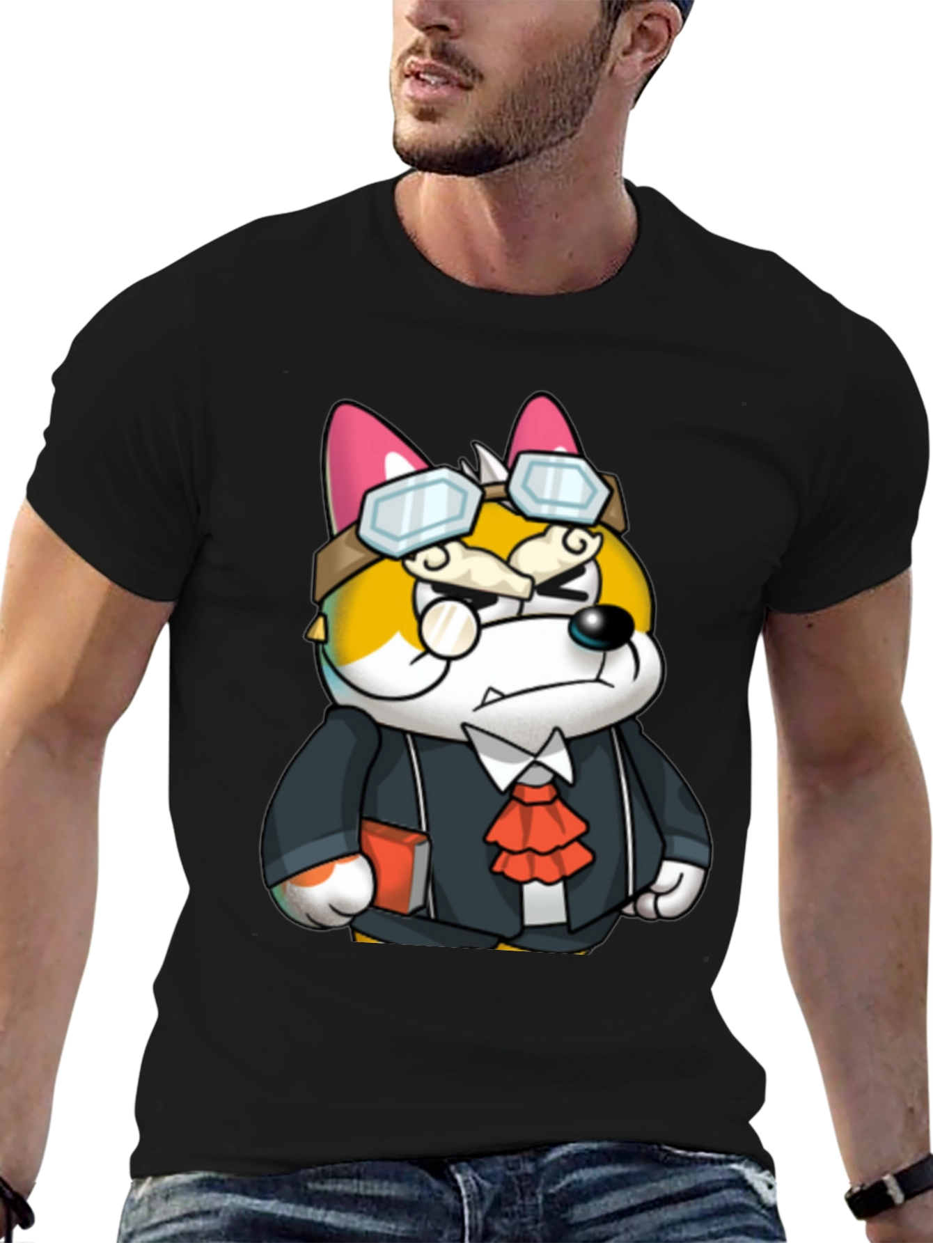 Dog Professor Graphic Tee - Smart & Stylish