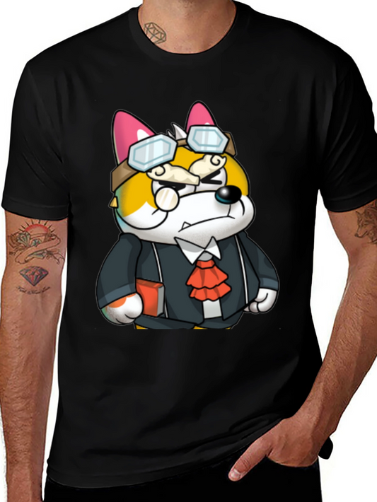 Dog Professor Graphic Tee - Smart & Stylish