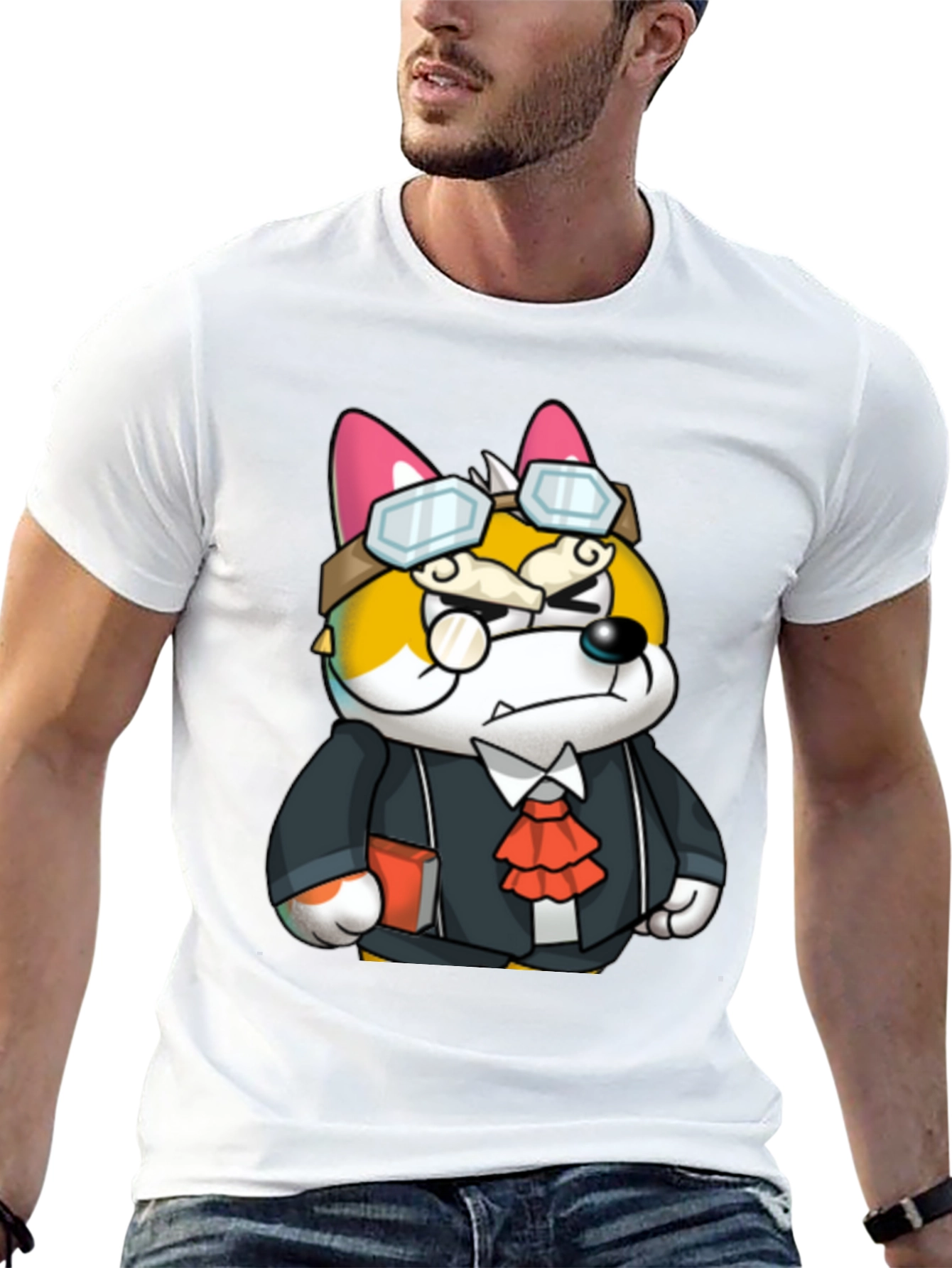 Dog Professor Graphic Tee - Smart & Stylish