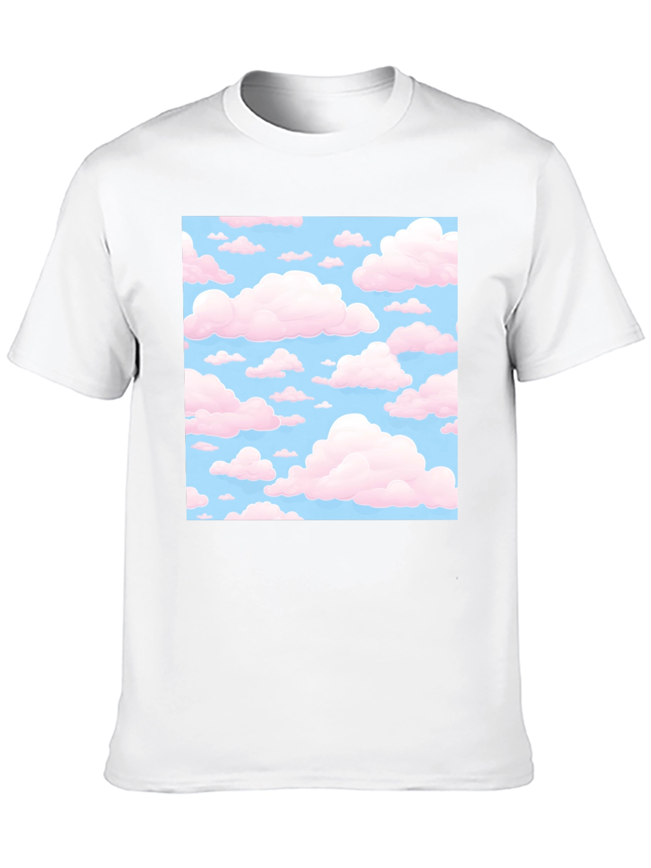 Pastel Clouds Graphic Tee - Dreamy Comfort