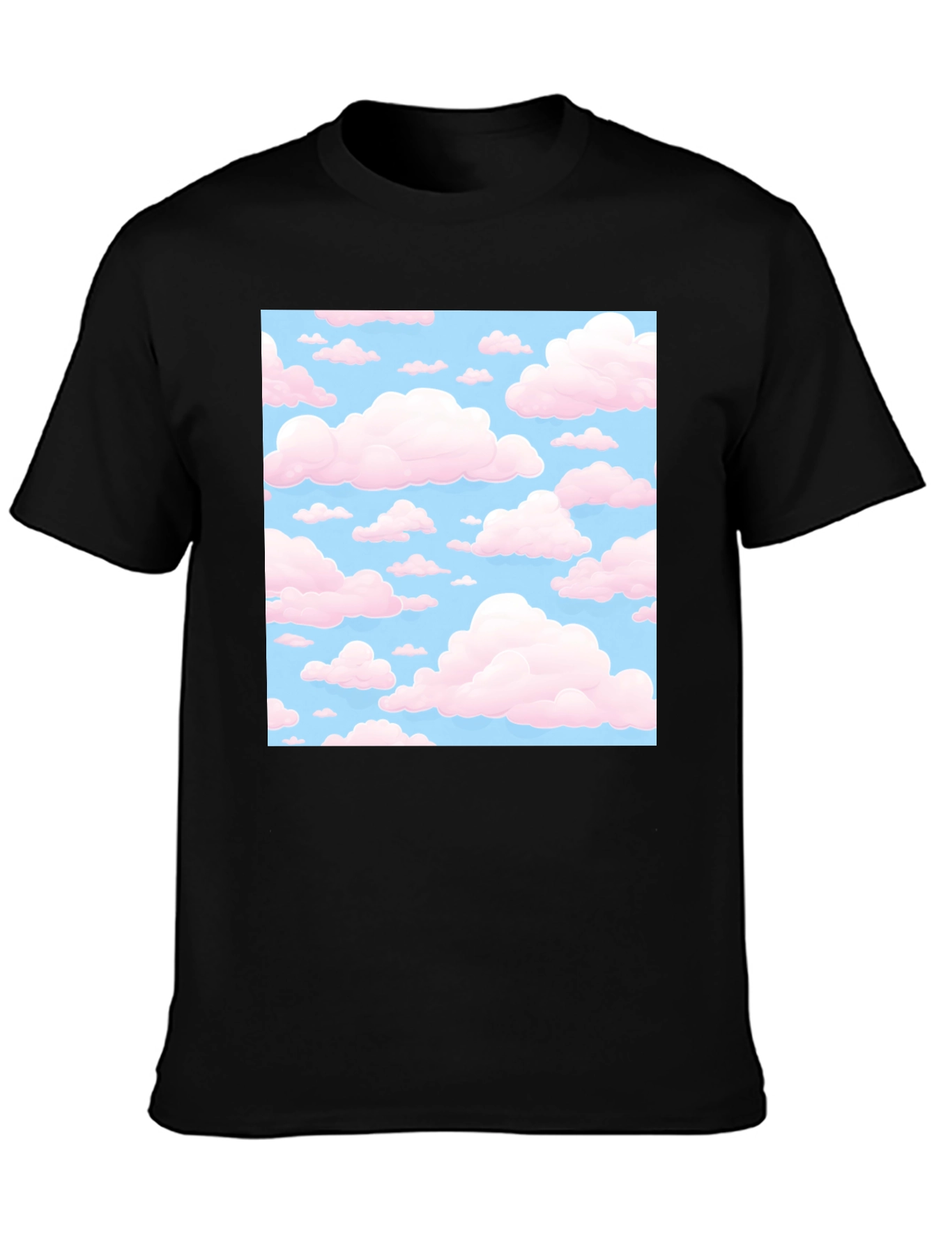 Pastel Clouds Graphic Tee - Dreamy Comfort