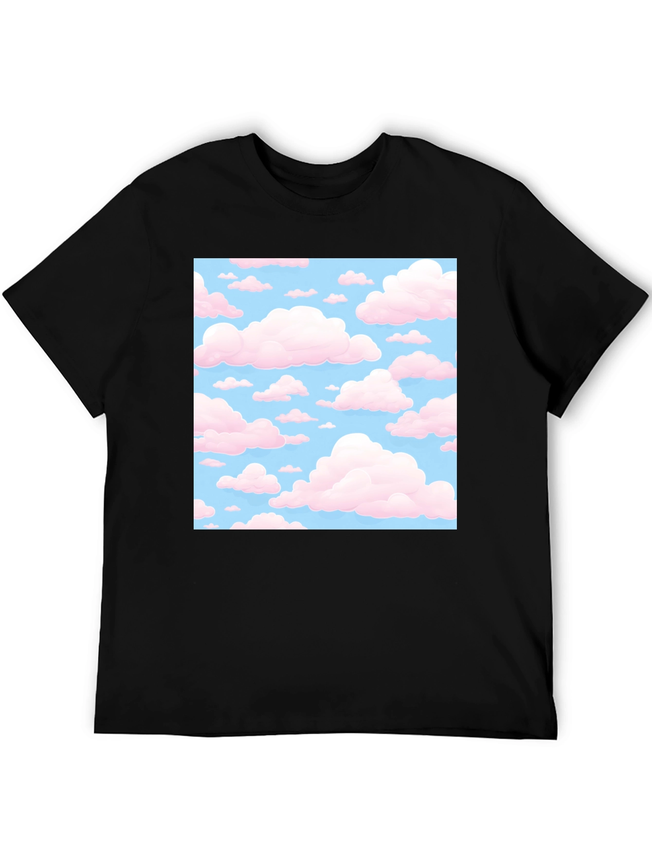 Pastel Clouds Graphic Tee - Dreamy Comfort