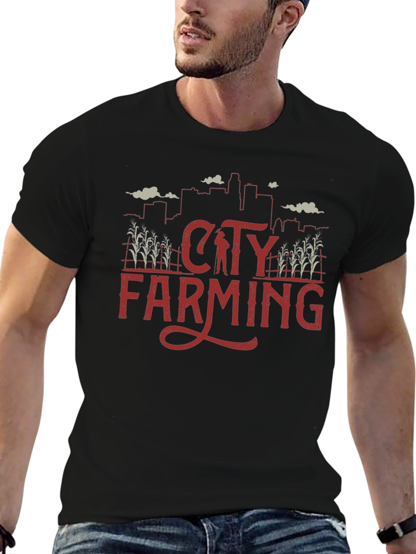 City Farming Graphic Tee - Urban Agriculture T-Shirt