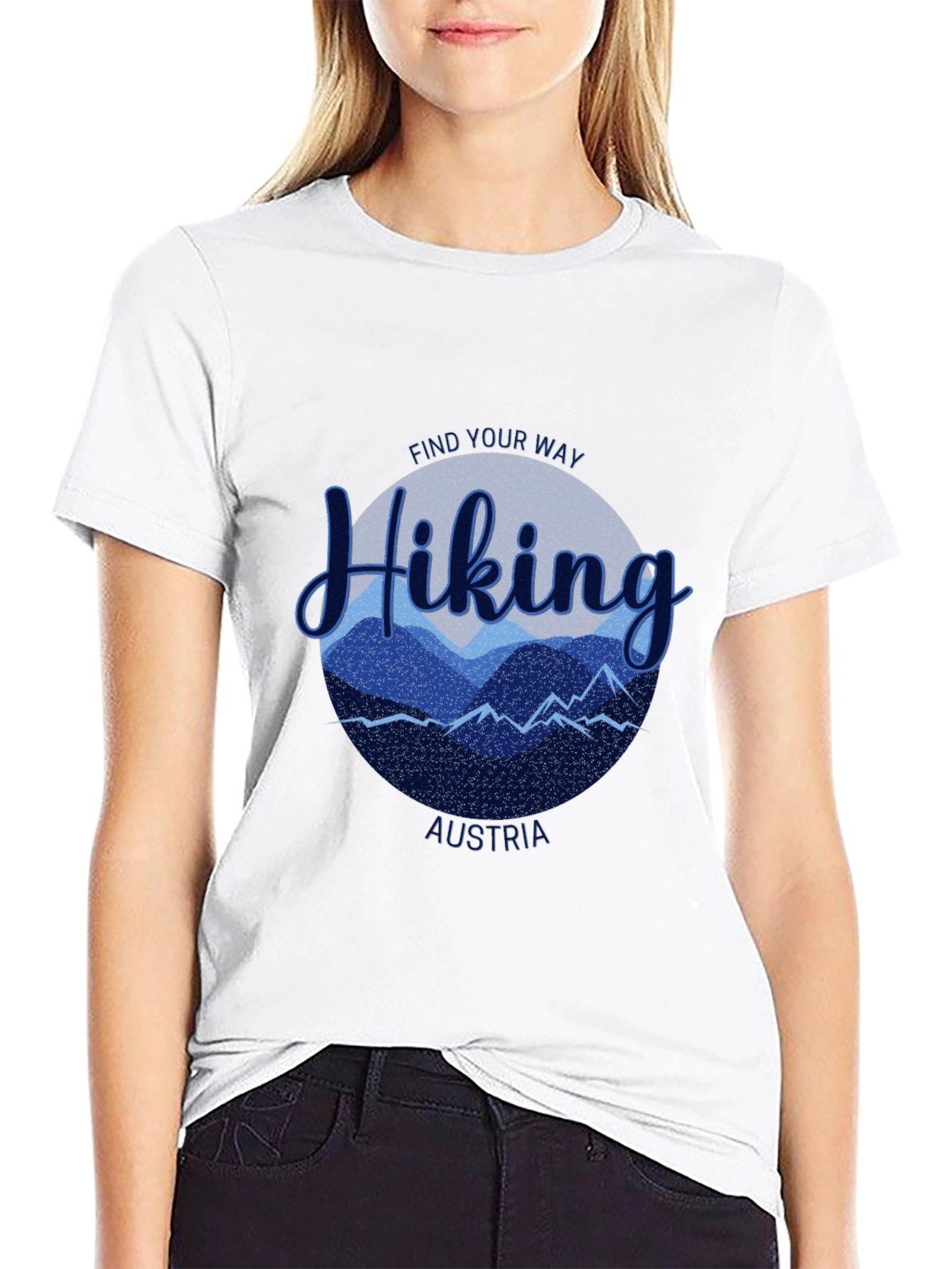 Hiking Austria Tee - Find Your Way Mountain T-Shirt