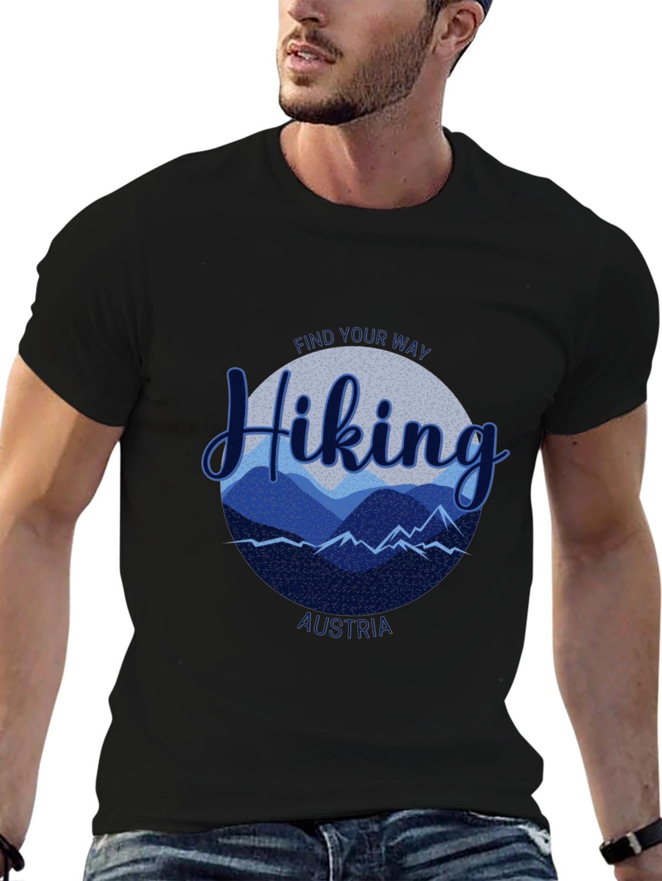 Hiking Austria Tee - Find Your Way Mountain T-Shirt