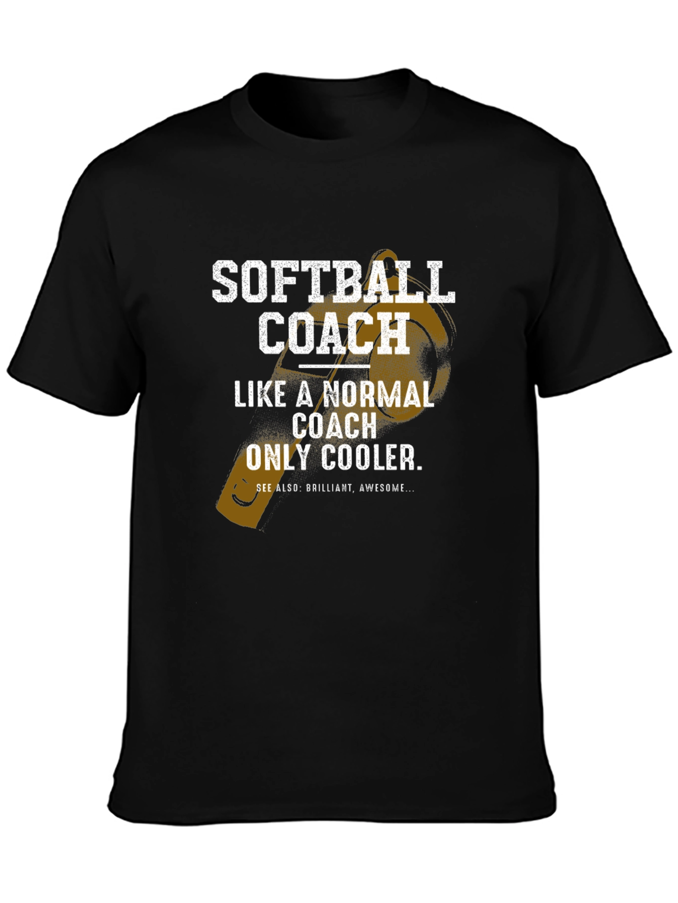 Softball Coach T-Shirt - Cool Coach Tee