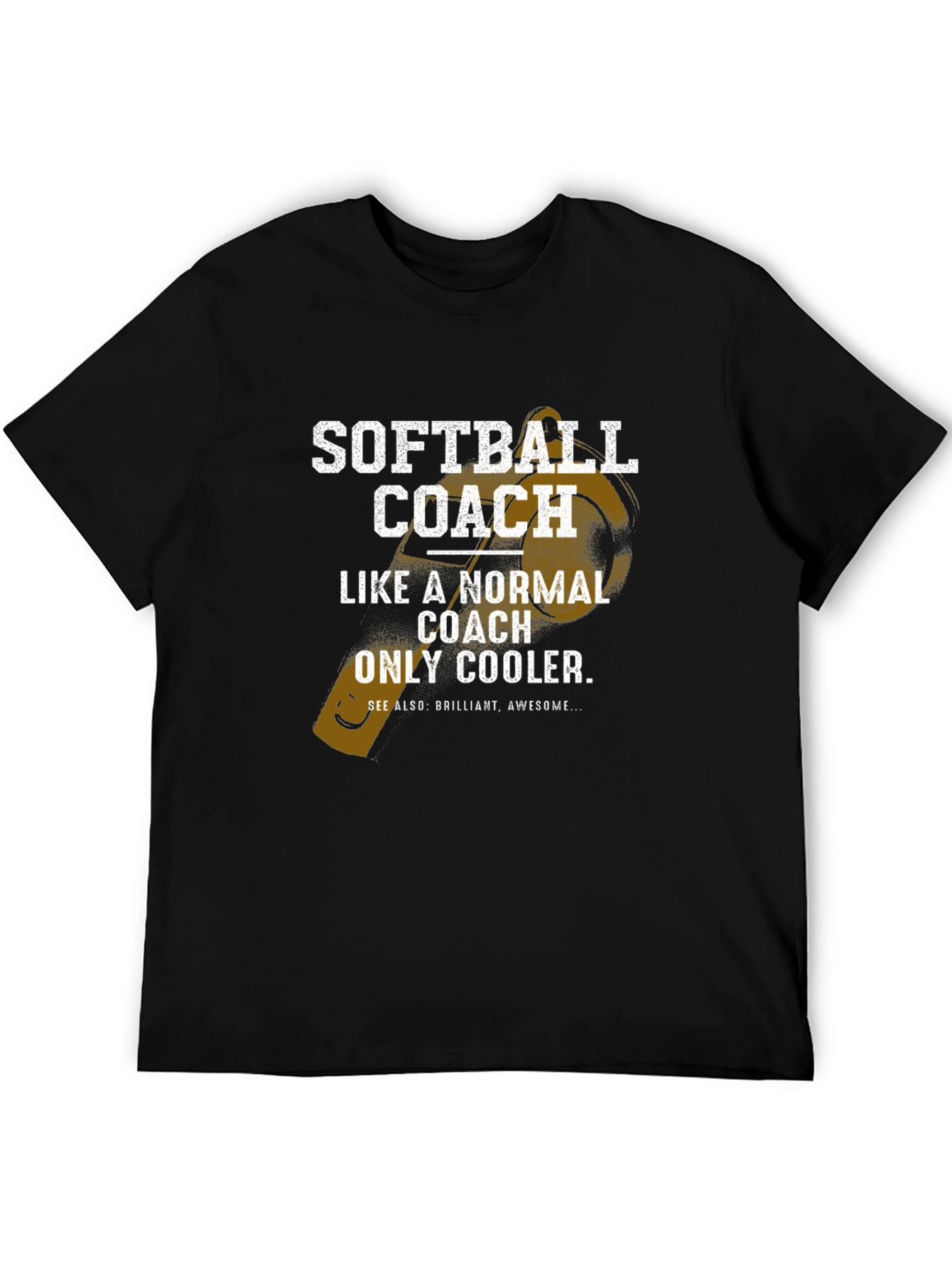 Softball Coach T-Shirt - Cool Coach Tee